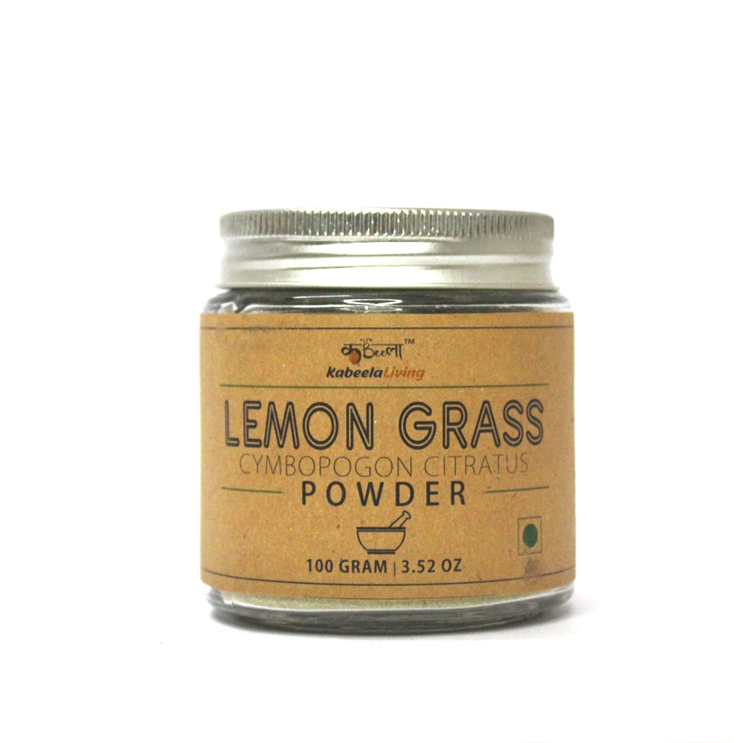 Lemon Grass Powder | Cymbopogon Citratus | Lemongrass Powder – Rich in Antioxidants, 100 g