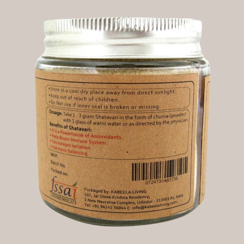 Shatavari Powder | Asparagus Racemosus | Root Powder ( 100Gms )