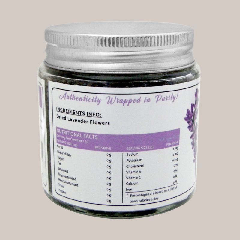100% Natural Dried Lavender Flowers 30gm