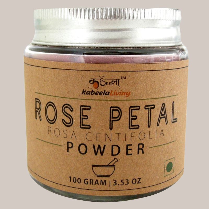 Rose Petal Powder | Organic Rose Centifolia | Ideal For Face Pack ( 100 Gram )