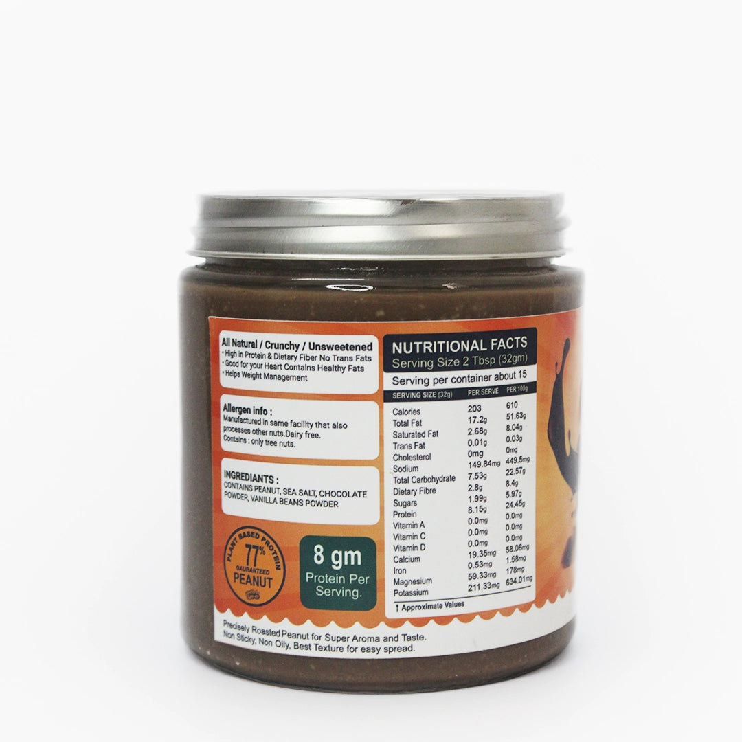 Smoky Secret Peanut Butter - Chocolate, 500gm 17 Oz