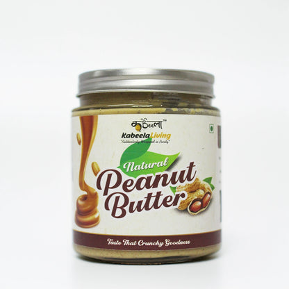 Kabeela Living Crunchy Natural Peanut Butter, 500gm 17 Oz