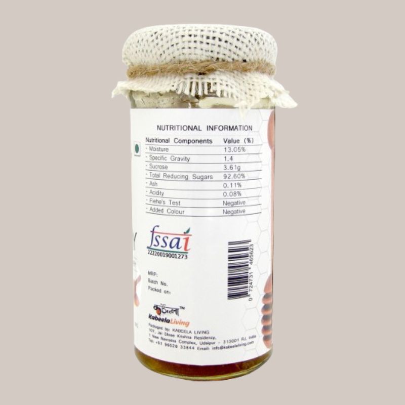 Organic Flower Honey | Unprocessed Original Honey | No Suger Added  ( 200gms )