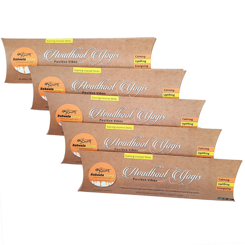 Pack of 5 Herbal Evening Incense Sticks – Avadhoot Yogis