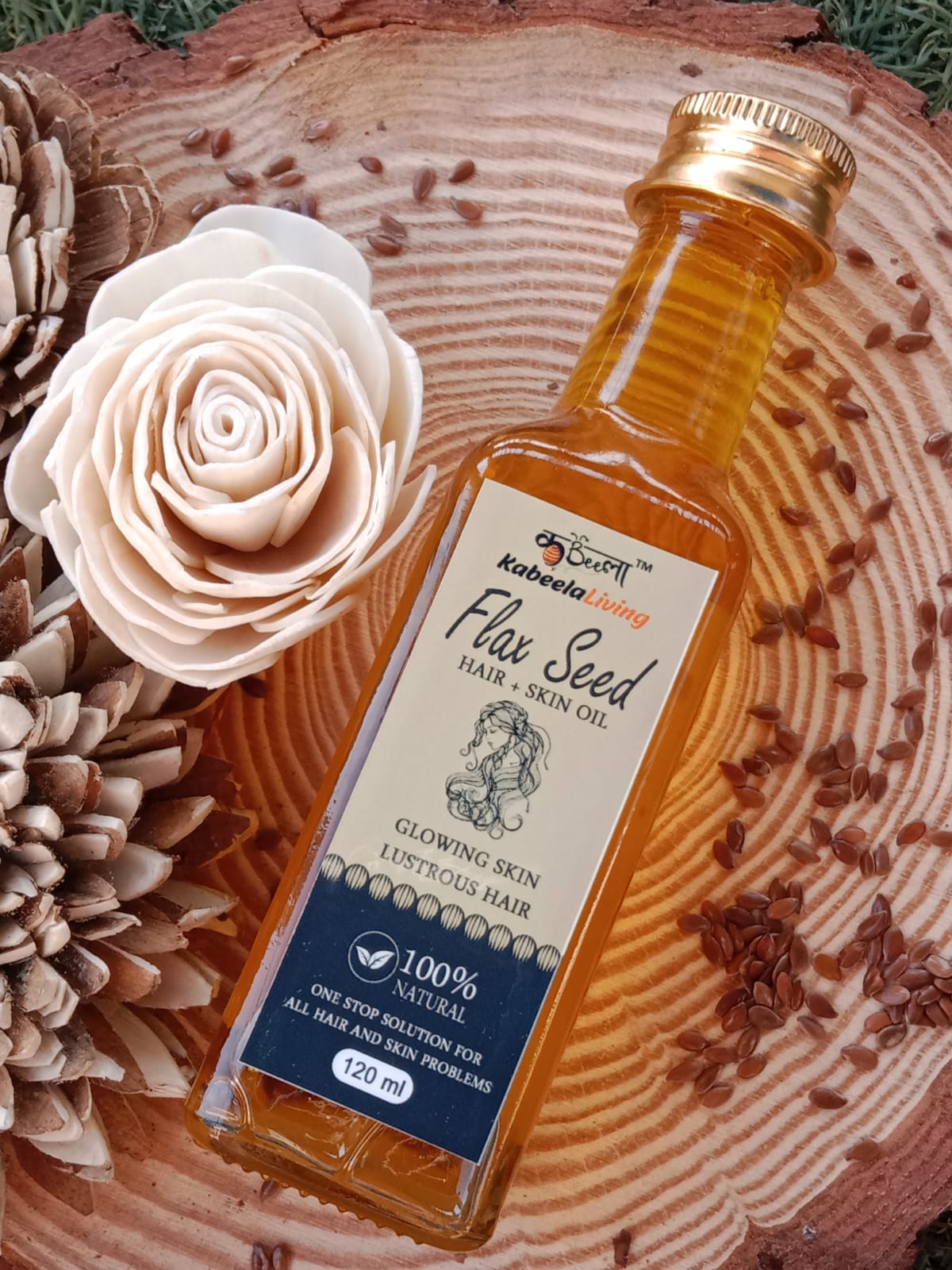pure flax seed oil