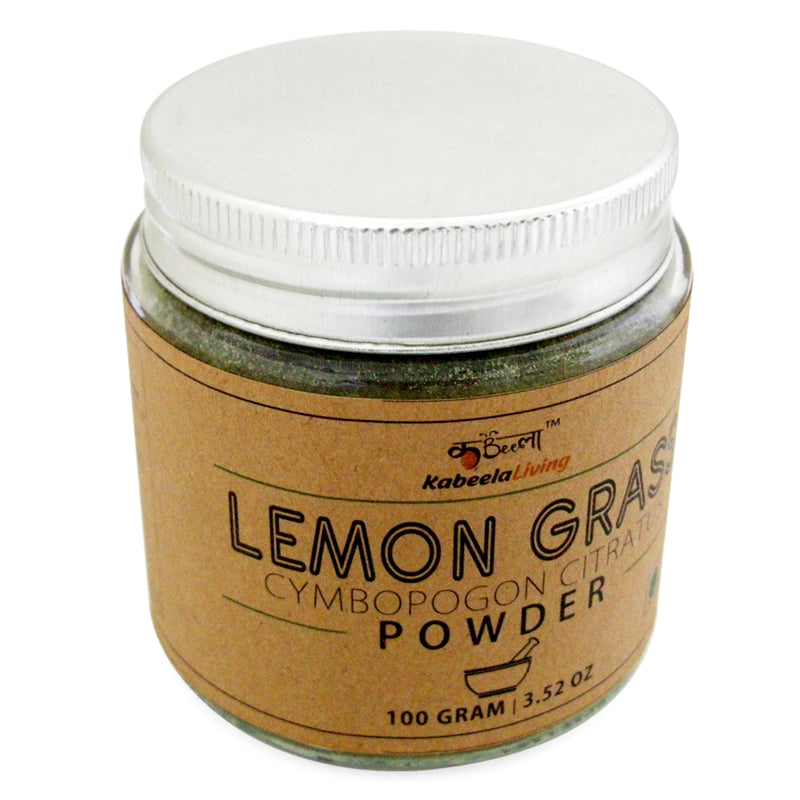 Lemon Grass Powder | Cymbopogon Citratus | Lemongrass Powder – Rich in Antioxidants, 100 g