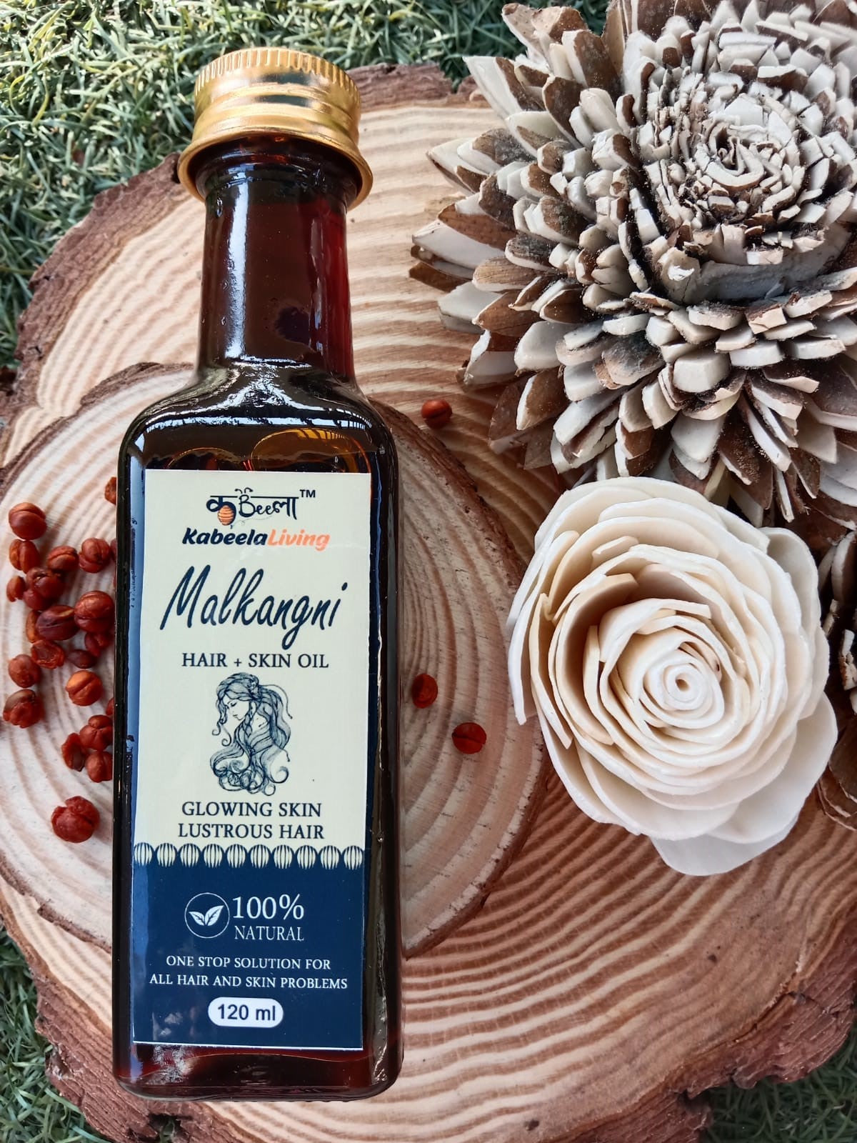 Malkangni Seed Oil | 100% Natural | Promotes Hair Growth ( 120 Ml )