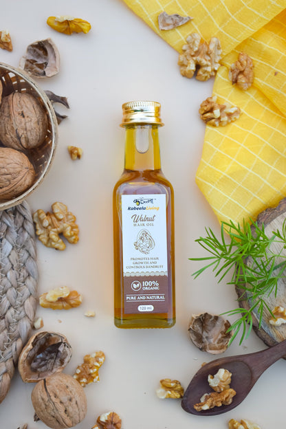 Walnut Hair Oil | Walnut Oil For Hair Growth | 100%Organic Oil ( 120Ml )