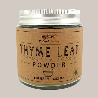 Thyme Leaf Powder | Thymus vulgaris Powder |  ( 100Gms )