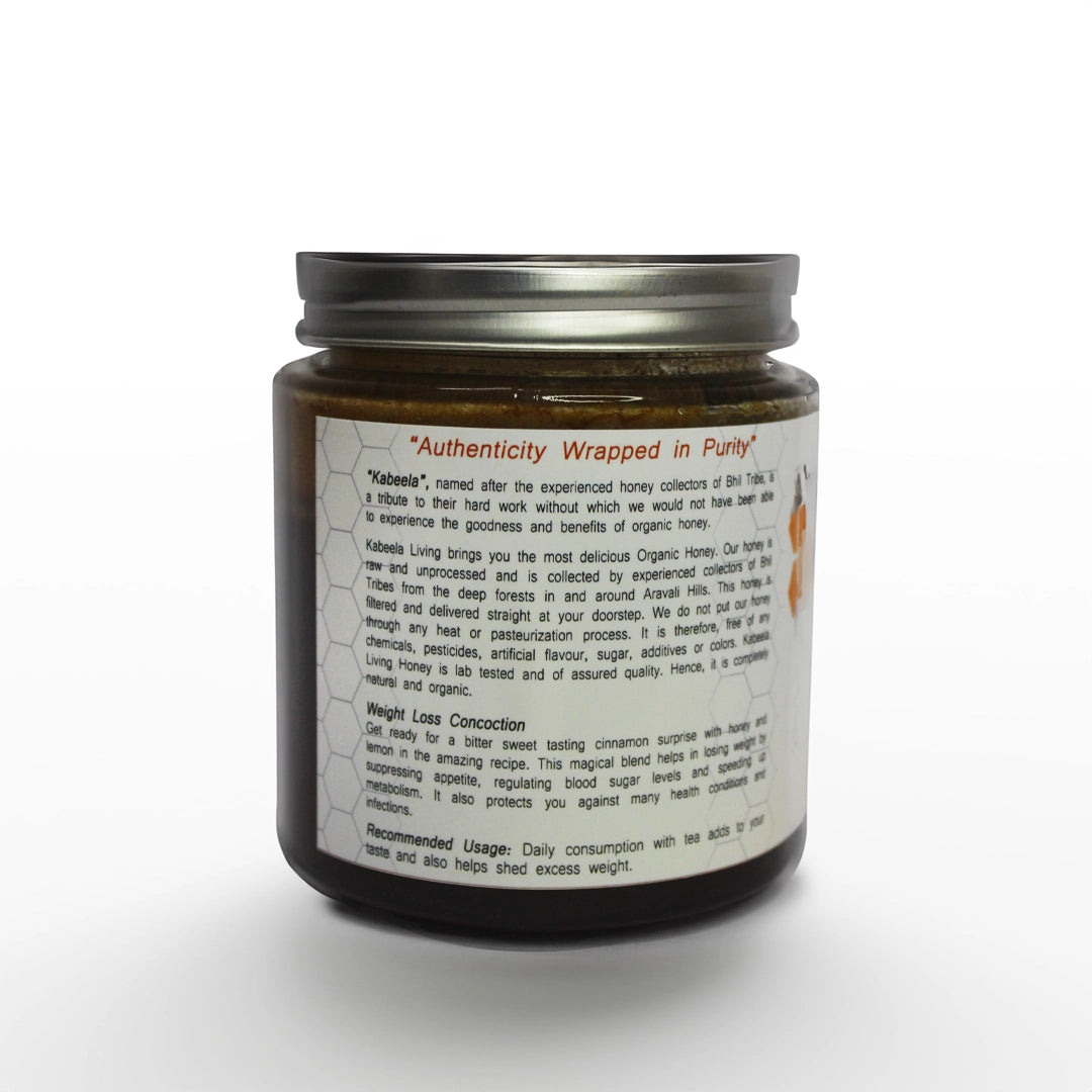 Cinnamon Lemon Honey | Certified Cinnamon Honey | Cinnahon | 100% organic ( 500 Gms)