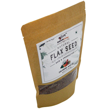 Natural Flax Seeds (Alsi) | Raw Unroasted | Rich in Omega-3 Fatty Acids | Protein and Fibre Rich Super Food ( 250 gm )