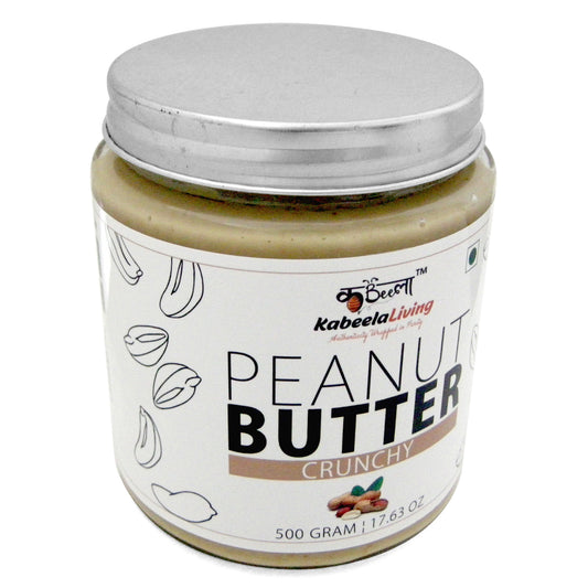 Kabeela Living Crunchy Natural Peanut Butter, 100 % Peanut. No ingredient !!!